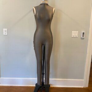 Skims Shine Spandex Jersey Catsuit in Gray Chalk (Size SMALL) - NWOT